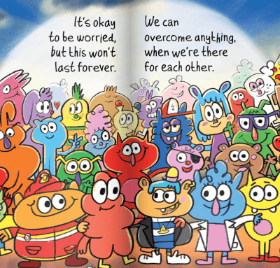 Some pages from Everybody Worries by Jon Burgerman
