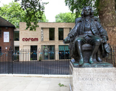 Thomas Coram statue